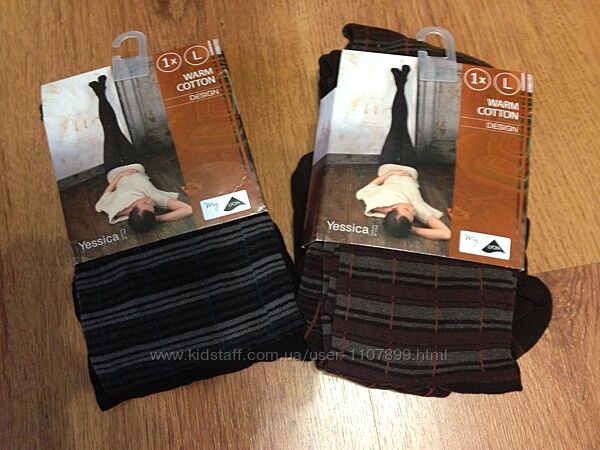 Теплые колготки производство C&A, Германия. Хлопок. Размер L 44-46.