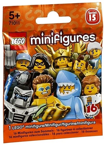 LEGO Minifigures 15 серия 71011 воин кендо, смотритель за животными