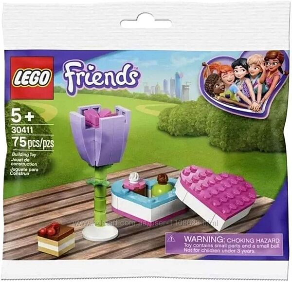 LEGO Friends Коробка цукерок і квіти полібег 30411 