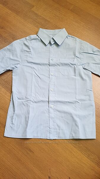 Тениска голубая 8-9 лет