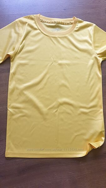 Жёлтая футболка 134-140 см