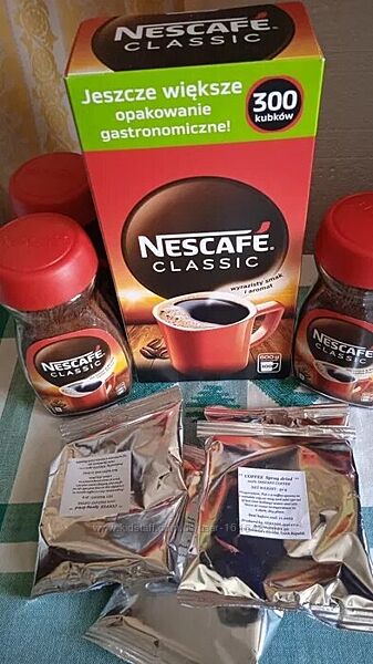 Кофе растворимый Nescafe Classic - Нескафе Классик 200 г/600 г
