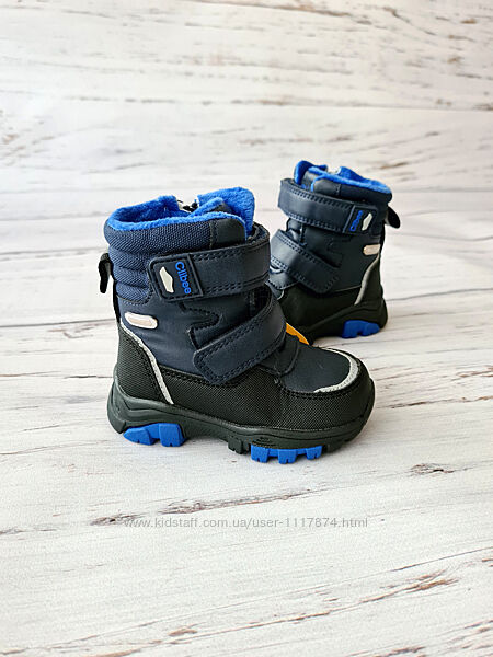 21-26р Зимние ботинки для мальчиков фирмы Clibee H282 d. blue