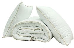 Одеяло гипоаллергенное, эко-пух, можно с подушками, 1,5сп, 2сп, евро Eco-1
