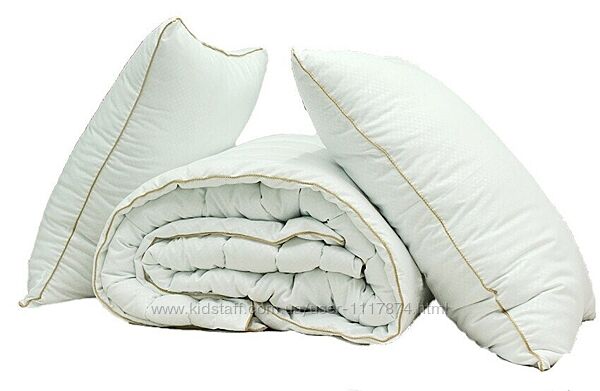 Одеяло гипоаллергенное, эко-пух, можно с подушками, 1,5сп, 2сп, евро Eco-1