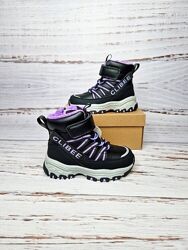 26-31р Зимові черевики для дівчинки Clibee HB360 black-purple