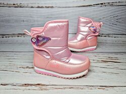 23-28р Зимові дутики чоботи черевики Apawwa KD2012 pink