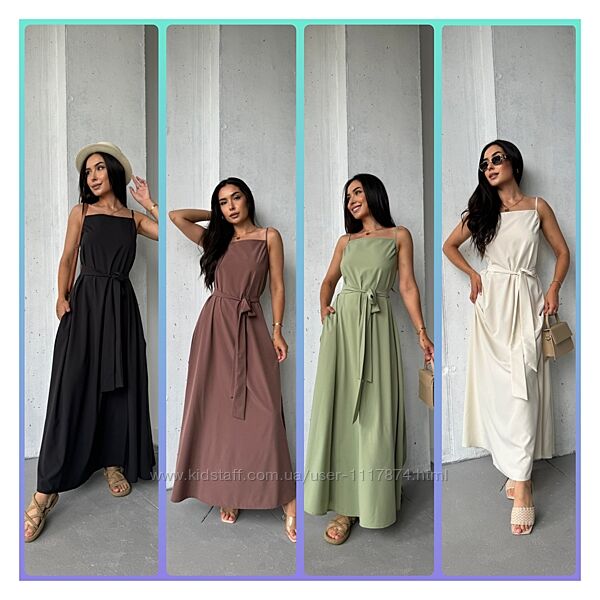 42-52р Жіночий софтовий сарафан максі Charlotte