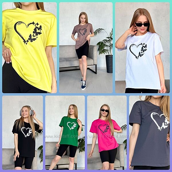 42-56р Жіночий комплект з футболкою та велосипедками рубчик Dynamic