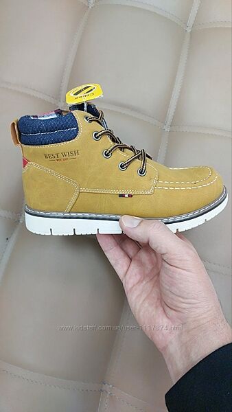 28-35р Демісезонні черевики для хлопчиків Clibee 2015