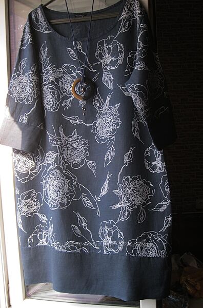Платье льняное италия лен. размер м на 48-50 укр
