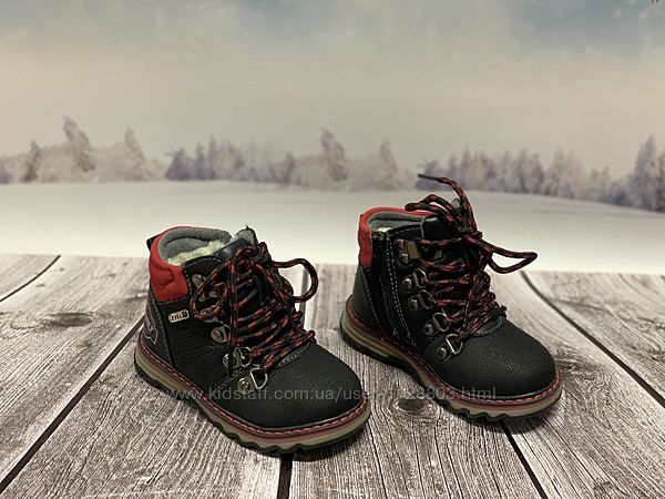 Зимние ботинки для мальчика, Badox, Польша, р.21-26