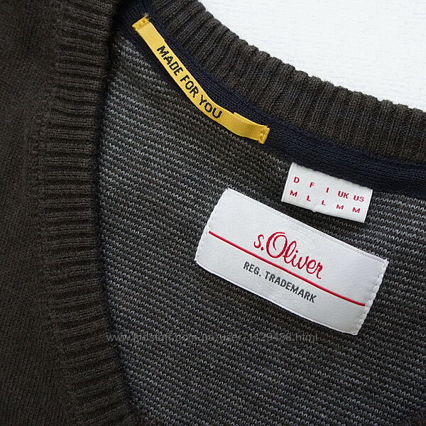 Джемпер хлопковый, пуловер, S. Oliver.