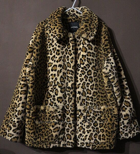 шубка , куртка леопард
