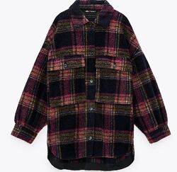 Легке пальто у стилі сорочка l-xl