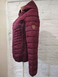 куртка женская демисезонная бордового цвета