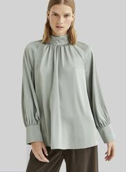 Сатинова блуза/сорочка h&m р. s - підійде також на р. M/L
