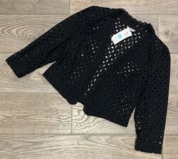 Мереживний ажурний жакет Marks&Spencer  р. 12-14
