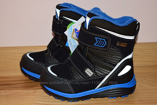 Термо черевики B&G HL22-8-04 для хлопчика зимові терміки біджи зимние термо