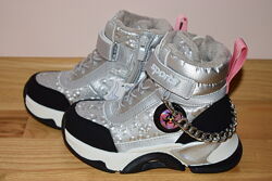 Зимові хайтопи черевики HT 61123 р.27-32 для дівчинки зимние хайтопы термо