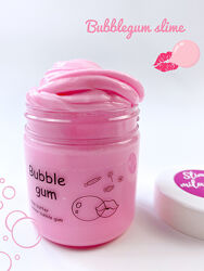 Баттер слайм розовый Bubble gum 150 мл