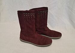 Детские итальянские замшевые сапоги VERA PELLE 36