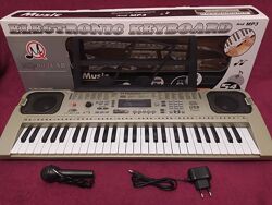 Детский орган синтезатор пианино MQ 807 USB mp3, микрофон, 54 клавиши, от с
