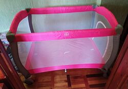 Ліжко кроватка манеж Cool Baby Roze рожевий