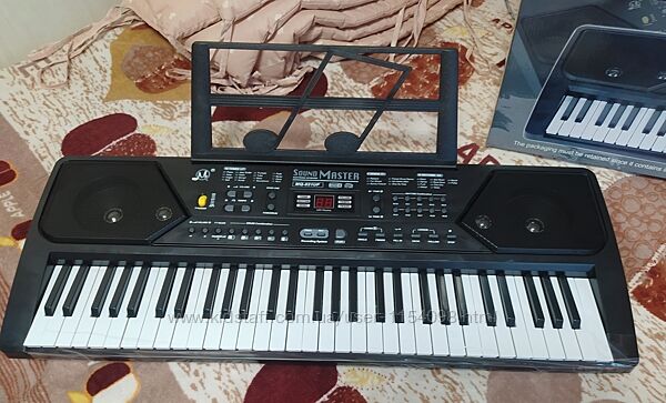 Дитячий синтезатор, піаніно, орган MQ 021 UF, 61 клавіша, мікрофон, USB, ві