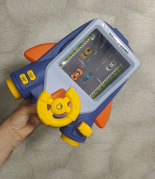 Інтерактивна іграшка Автотренажер з кермом Симулятор перегони зі звуком
