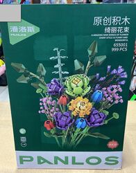 Конструктор Квітковий 3D Hello Nice Bouquet Чудовий букет 15 квітів 999 дет