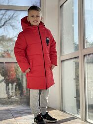 Зимова пальто для хлопчика, дуже тепле 128,134,140,146 повномірні є обмін