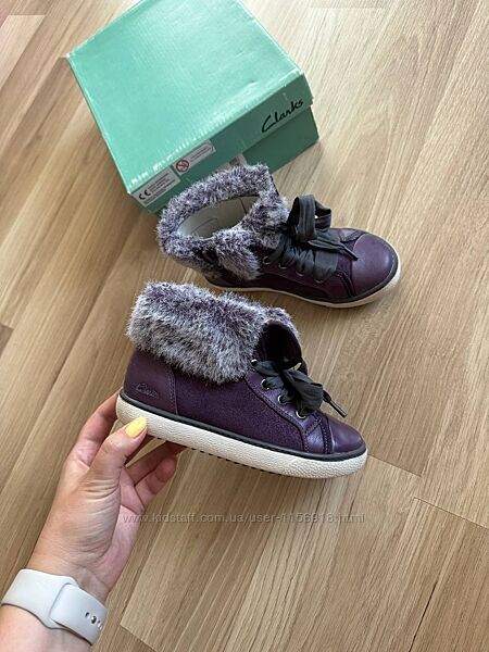 Черевики демі clarks 18 см 28 розмір ботинки