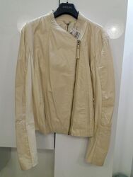 Stradivarius Кожаная текстильная ветровка косуха куртка р. l-xl