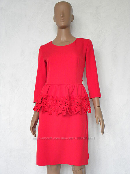 Нарядне плаття червоного кольору 42, 48 розміри 36, 42 євророзміри.