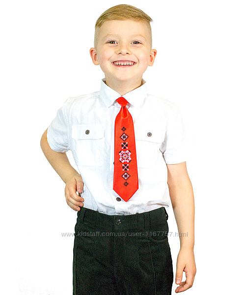 Дитячий галстук з вишивкою Радислав