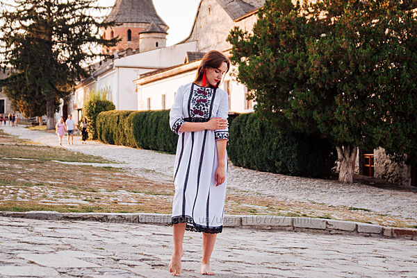 Вишита жіноча сукня Богутська хрестик класична