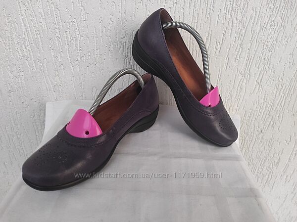 Туфли балетки кожанние Hotter comfort concept р.37, 