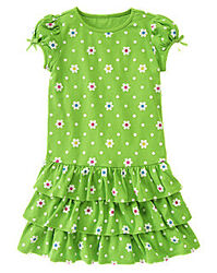 Новое платье Gymboree для любителей ромашек на 9 лет трикотажное сарафан