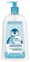 Очищаючий Bioderma ABCDerm Холодний крем для душу. 1 л