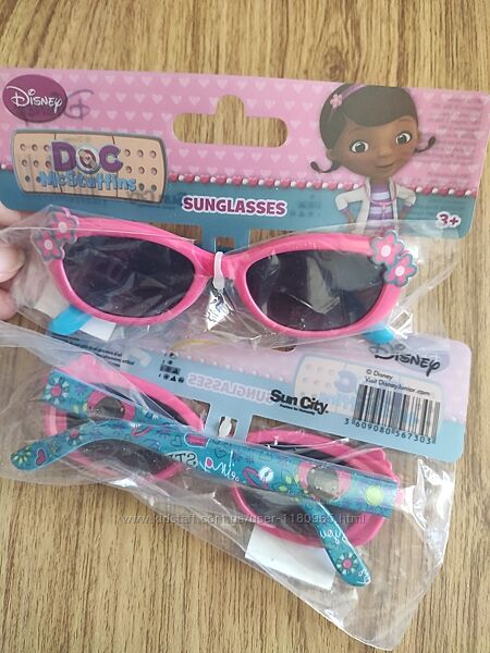Детские солнцезащитные очки Принцессы Дисней Ариель Золушка Princess плюш