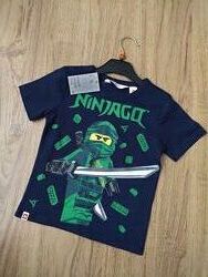  Детская футболка стильная Ниндзяго Лего , Марвел знаки HM р.3-4 104