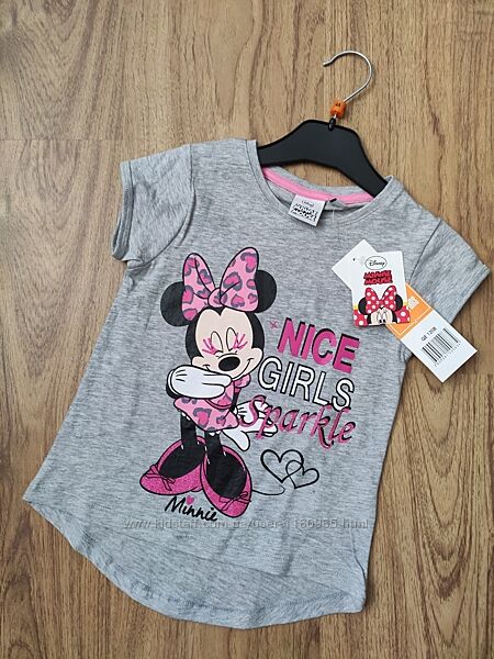 Детская футболка Минни маус Minne Mouse р.92, 98 104, 116,128