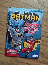 Детская раскраска книга Бетмен Batman Джокер на английском языке США USA