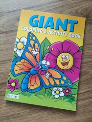 Детская раскраска книга интересная Activity book GIANT США