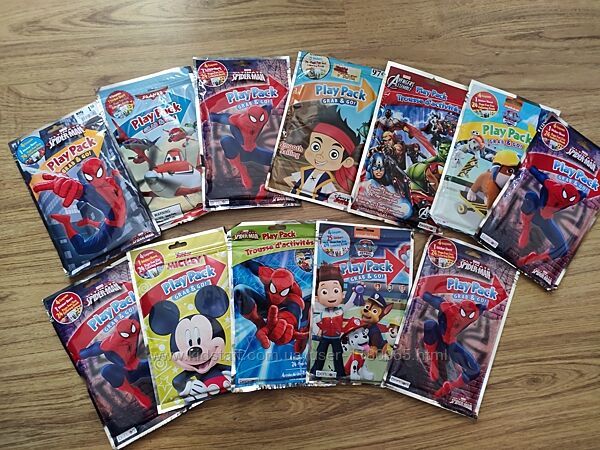 Детский набор сюрприз Disney Мики Маус Щенячий патруль Человек паук Марвел 