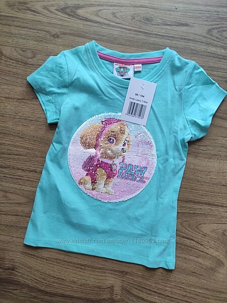 Детская футболка для девочки Щенячий патруль Скай Эверест р.98-104 Disney 