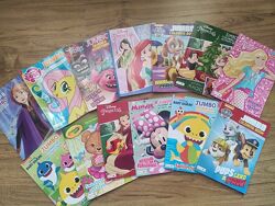 Детская раскраска activity book Принцессы Ариель Barbie Скай Disney USA 
