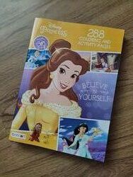 Детская раскраска книга стикеры Original USA Принцессы Princess Disney