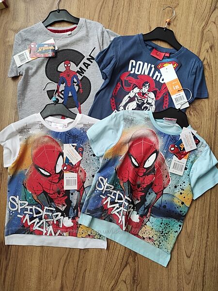 Детская футболка Спайдермен Человек паук р.98,104,116,122,128